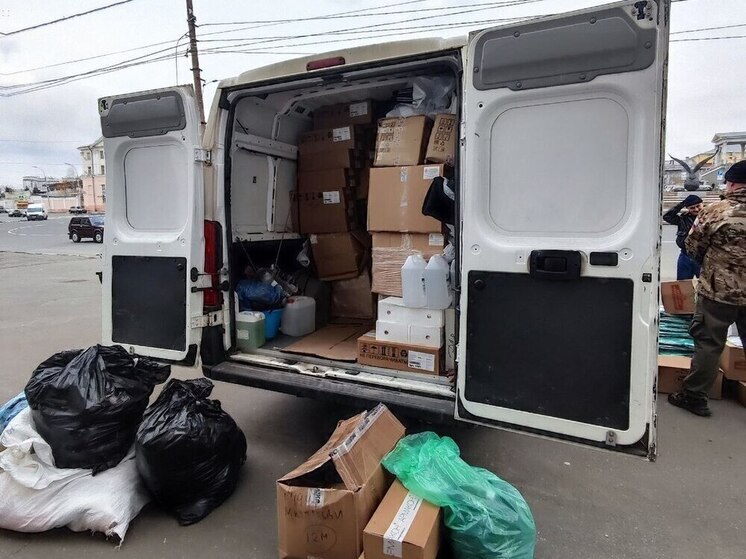 Из Орла в ДНР отправили 2,5 тонны гуманитарной помощи