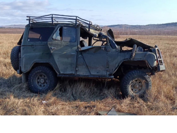«УАЗ» перевернулся на дороге в Забайкалье, водитель скончался