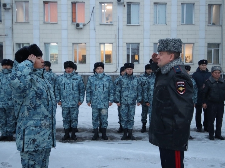 Сводный отряд полицейских из Тувы отправился в служебную командировку на Северный Кавказ
