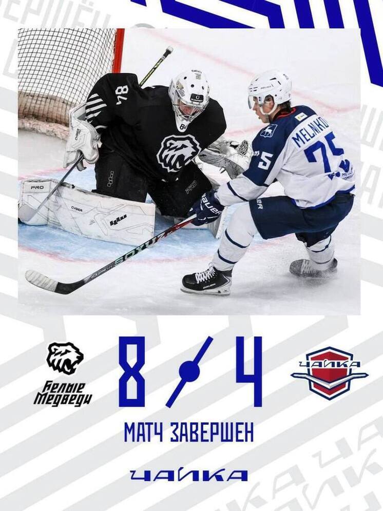 «Чайка» разгромно уступает «Медведям» в Челябинске