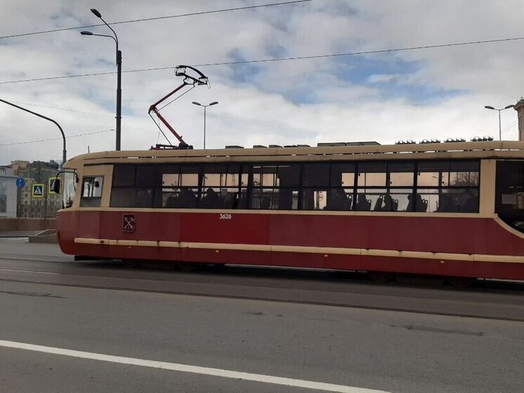 Из-за дорожных ограничений на улице Ленсовета трамвай №29 изменил маршрут