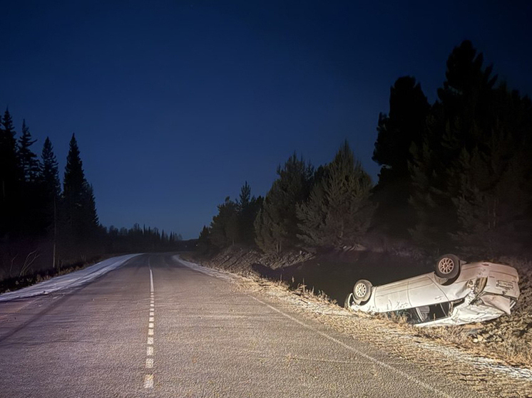 В Бурятии автоледи, лишенная прав за пьяную езду,  перевернула машину