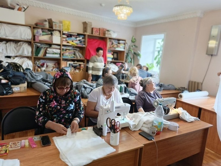 В Орле прихожане готовят новые операционные принадлежности для медучреждений Курска