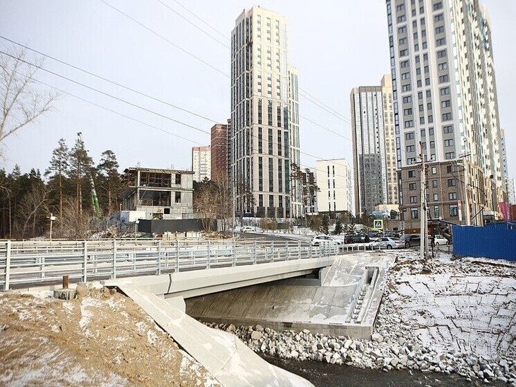 В Новосибирске ввели в эксплуатацию современный путепровод к Заельцовскому парку