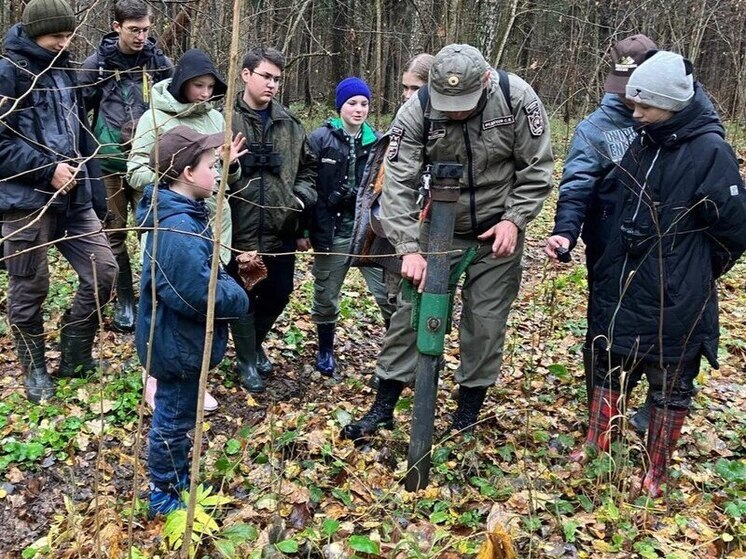 В калужский заповедник прибыл юннатский отряд