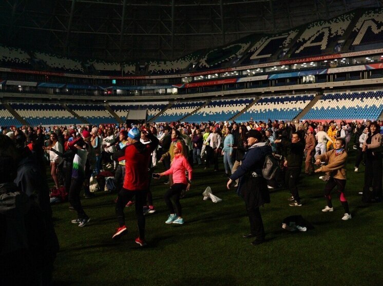 В Самаре установили рекорд по самой массовой фитнес-тренировке 6 ноября