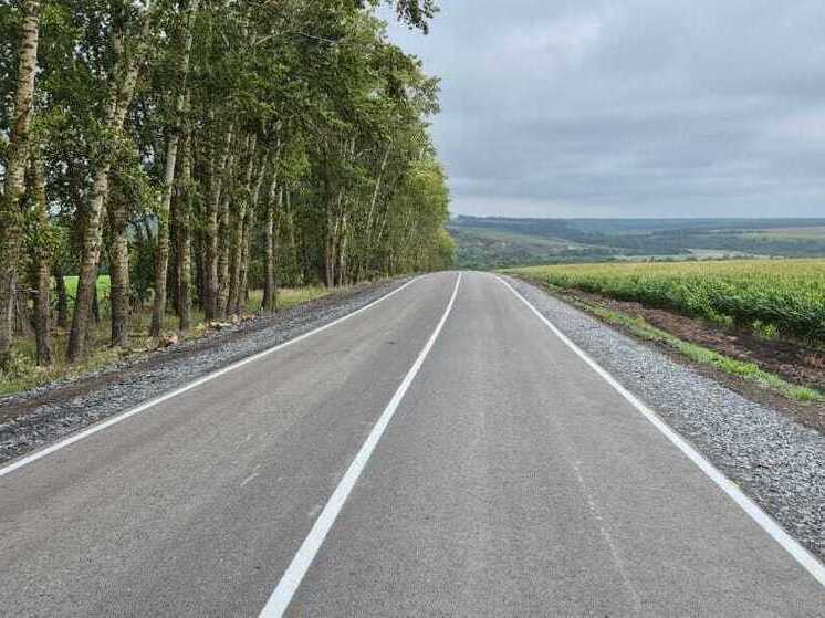 В Прохоровском районе отремонтировали 3,5 км дороги по нацпроекту