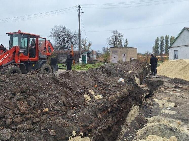 В Мелитополе продолжается монтаж котельной от Архангельской области
