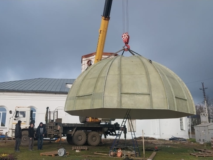  В Гавриловом Посаде установлен новый свод на храм