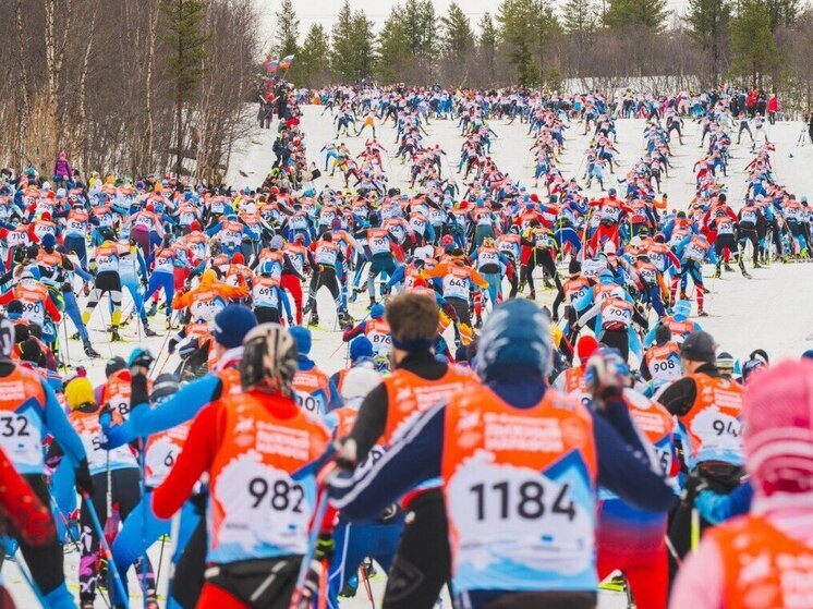Более 1100 заявок поступило на участие в Мурманском лыжном марафоне