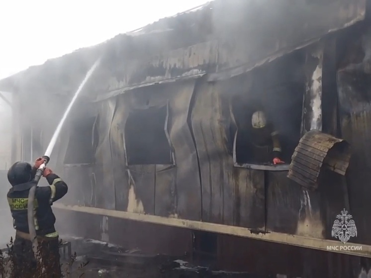 В зауральском селе Каширино сгорел фельдшерско-акушерский пункт