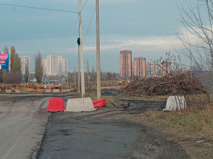 В Липецке открытие дороги на Сырский Рудник затянулось на месяц