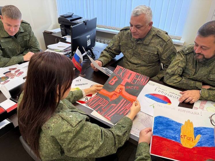 Юные художники Запорожской области представили своё видение борьбы с коррупцией