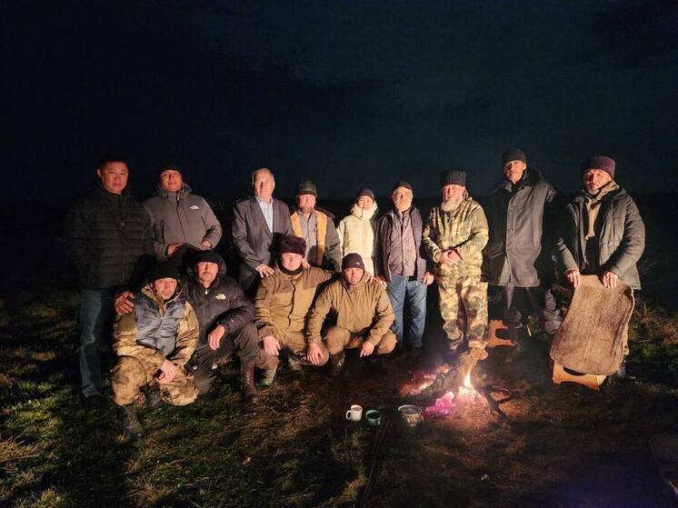 В Калмыкии встретили участников конного похода