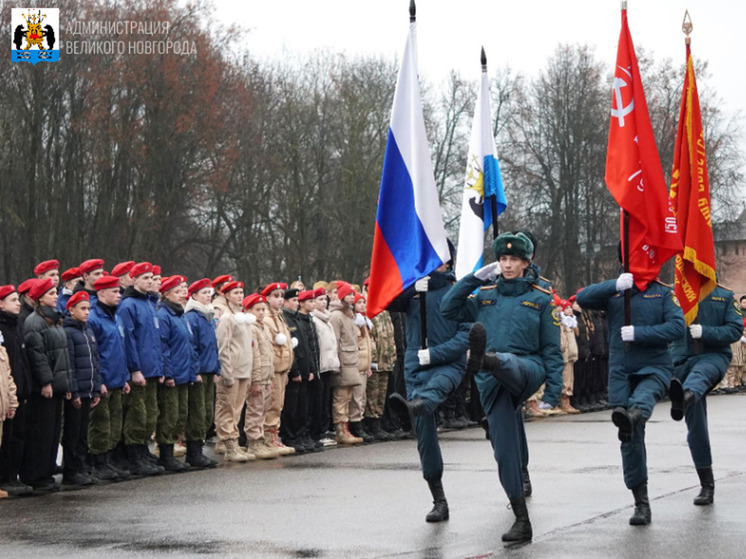 В Великом Новгороде отметили День парада 1941 года на Красной площади в Москве