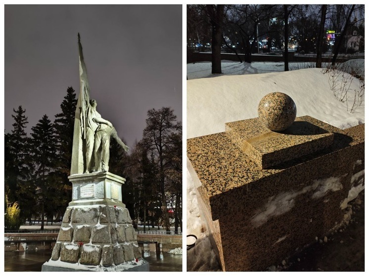 В Омске завершают преображение сквера Борцов Революции