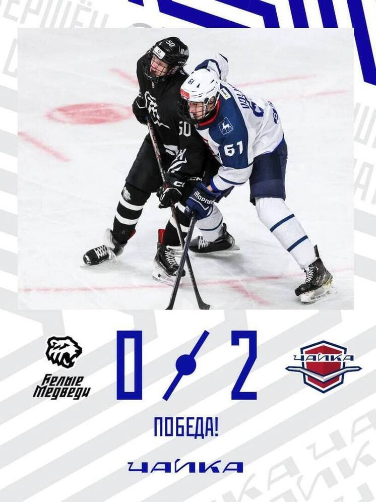«Чайка» обыгрывает «Белых Медведей» и прерывает серию поражений