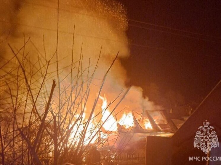 Страшный пожар произошел в Юрьевце