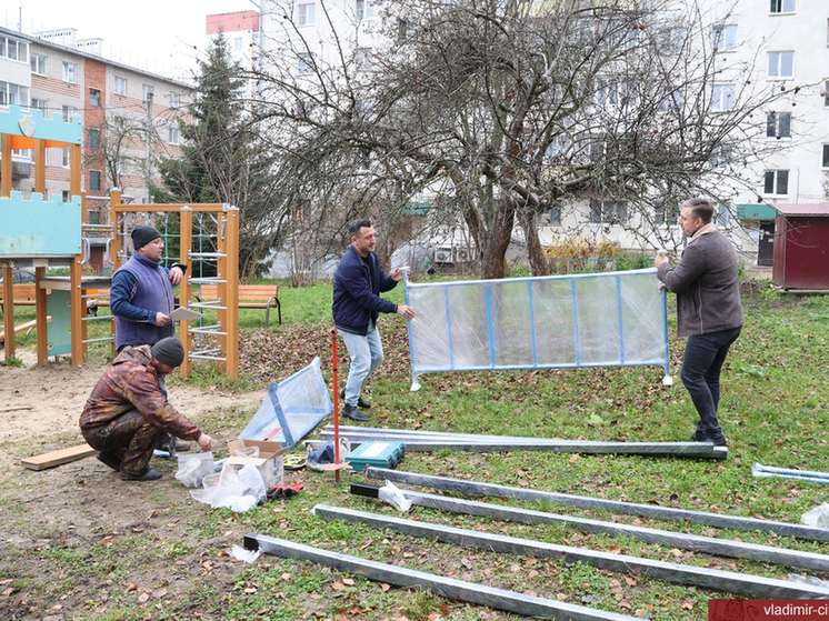 Во Владимире до конца года появятся несколько спортплощадок во дворах