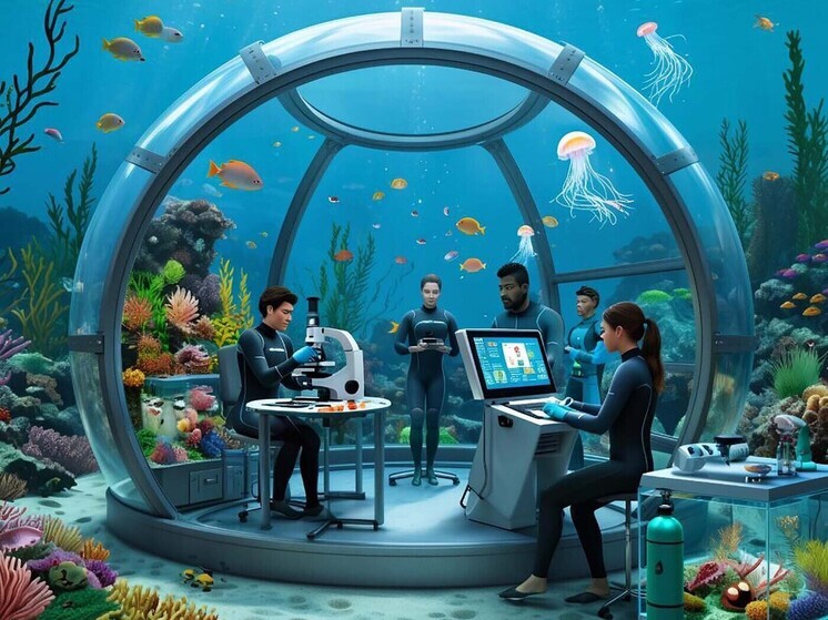 Подводная база, которая может "сделать людей водными обитателями", разработана в США