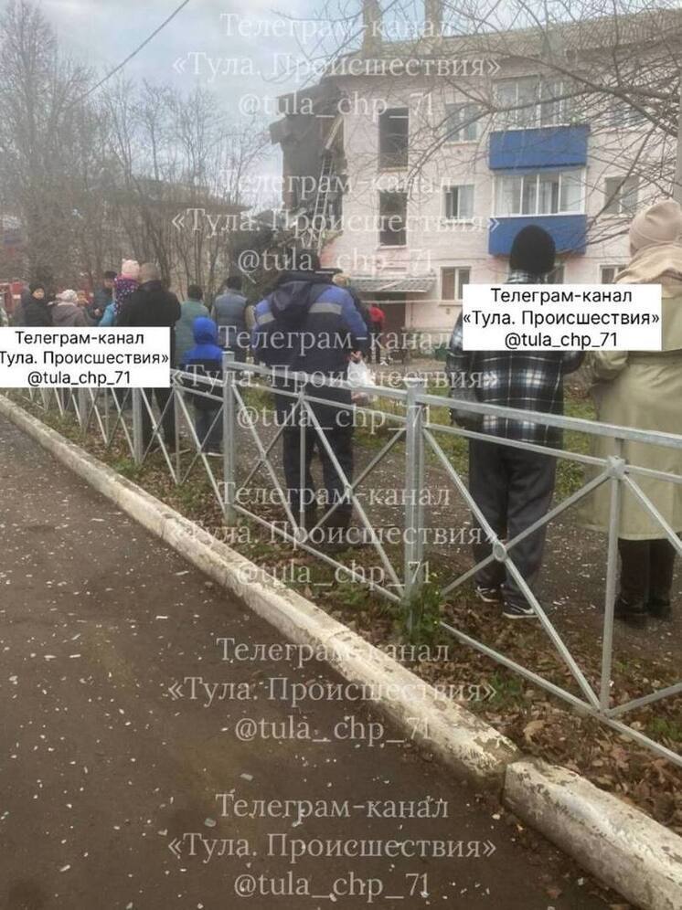 В одном из жилых домов тульского поселка Куркино произошел взрыв