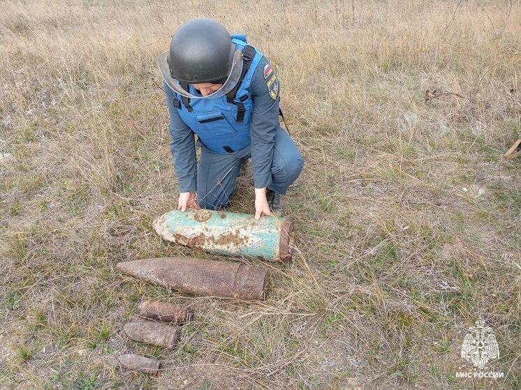 В Крыму уничтожили пять боеприпасов времен Великой Отечественной войны