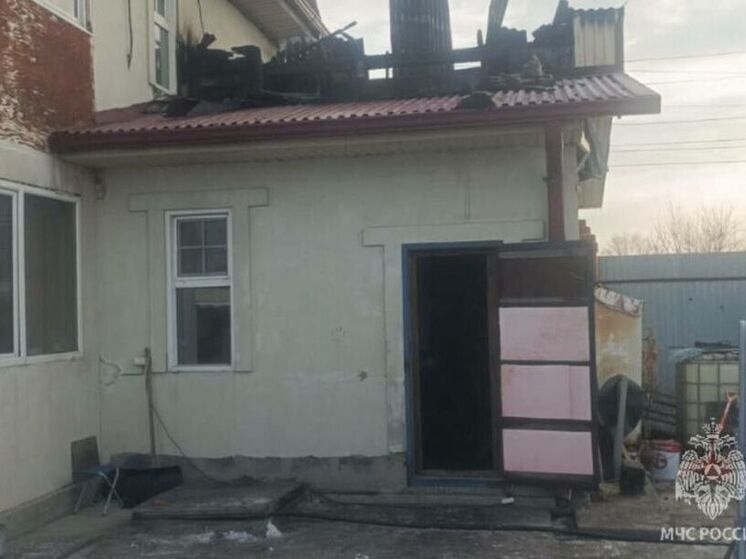 В Усольском районе горела котельная