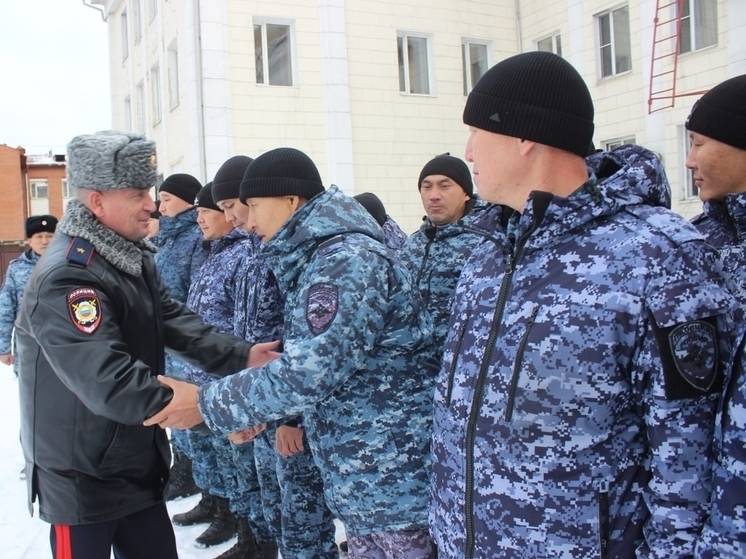 В Туве вернулся сводный отряд полиции из полугодовой командировки на Северный Кавказ