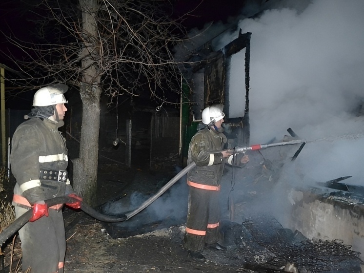 В Богучарском районе при пожаре в частном доме погибли мужчина и женщина