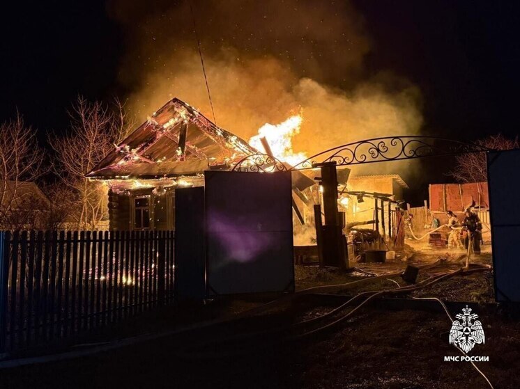 За минувшие сутки в Чувашии горели частные дома и мусорный контейнер