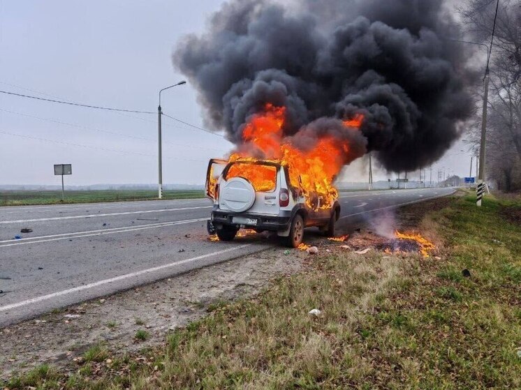 ВСУ атаковали гражданские автомобили на курской трассе