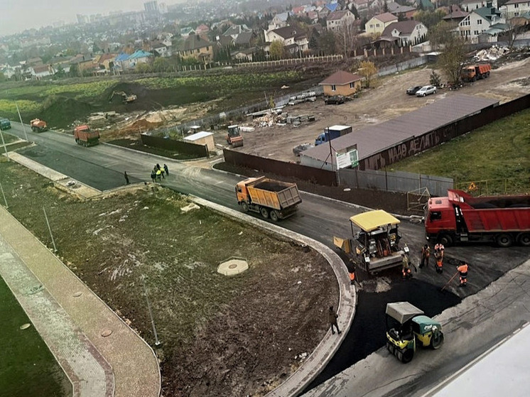 Новая дорога по улице Витольда Почернина в Орле готова на 86%
