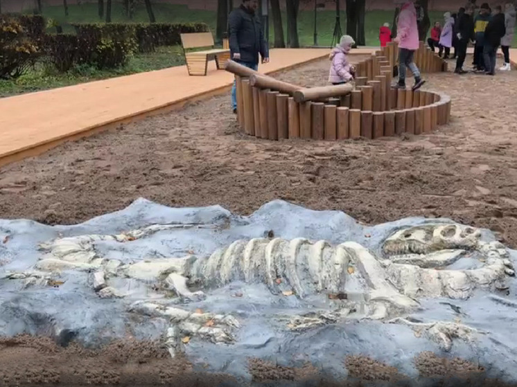 В Великом Новгороде построили детскую научную площадку «Археология»