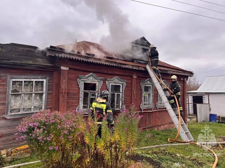 В Муроме в пожаре пострадала женщина: ее госпитализировали в больницу с ожогами