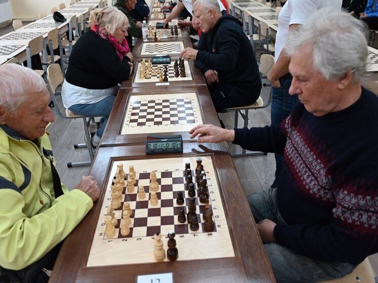 В Скадовске прошел первый шахматный турнир среди ветеранов