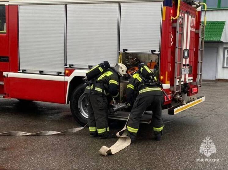 Жители деревни Городок Парфинского округа спасли из огня женщину