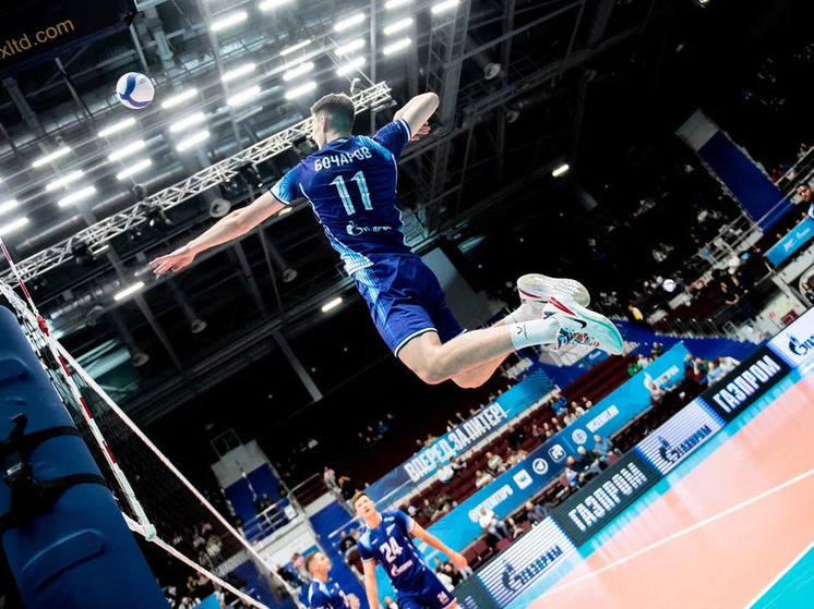 Волейболисты «Зенита» перебрались на третью строчку после игры с «Горьким»