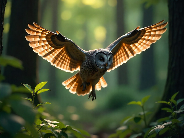 Сова спасена в Новосибирске после нападения сорок