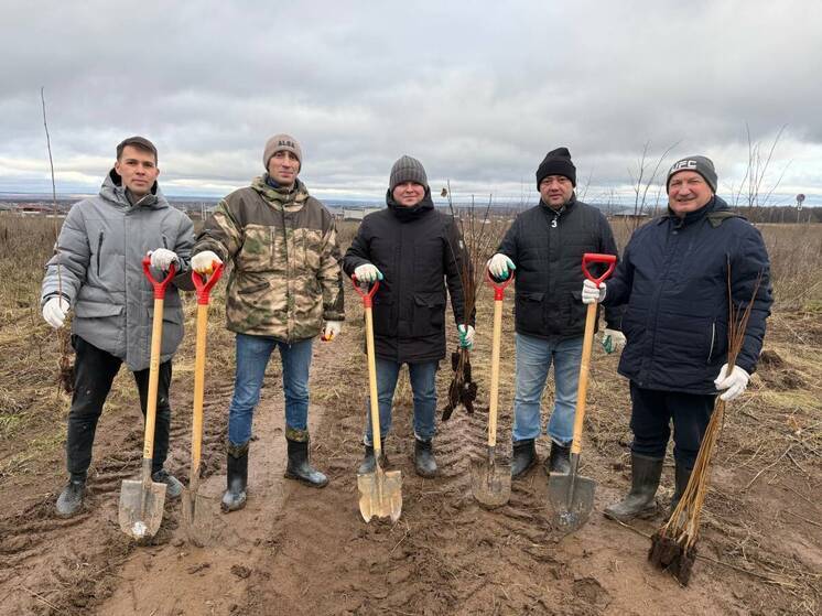 Высокогорцы в Татарстане отметили юбилей посадкой леса