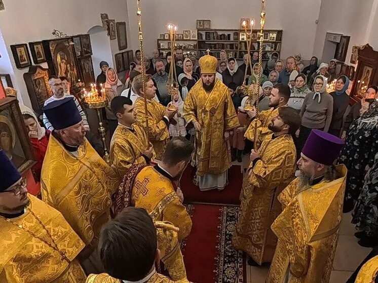 Архиерейское богослужение впервые за столетие состоялось в серпуховском храме