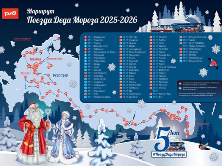 Уже четвертый год подряд поезд Деда Мороза не заедет в Ростовскую область