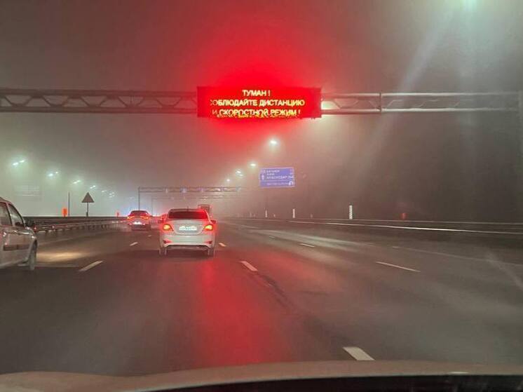 Донских автомобилистов предупредили о тумане на дорогах