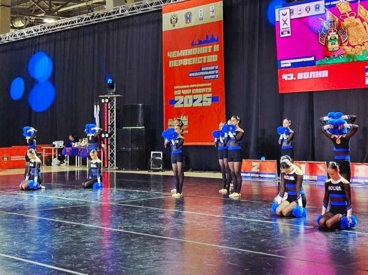 Представительницы Сочи завоевали медали соревнований по чир спорту