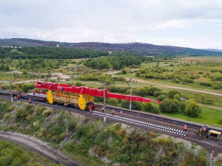 Более 367 км железнодорожного пути обновили на ЗабЖД в 2025 году