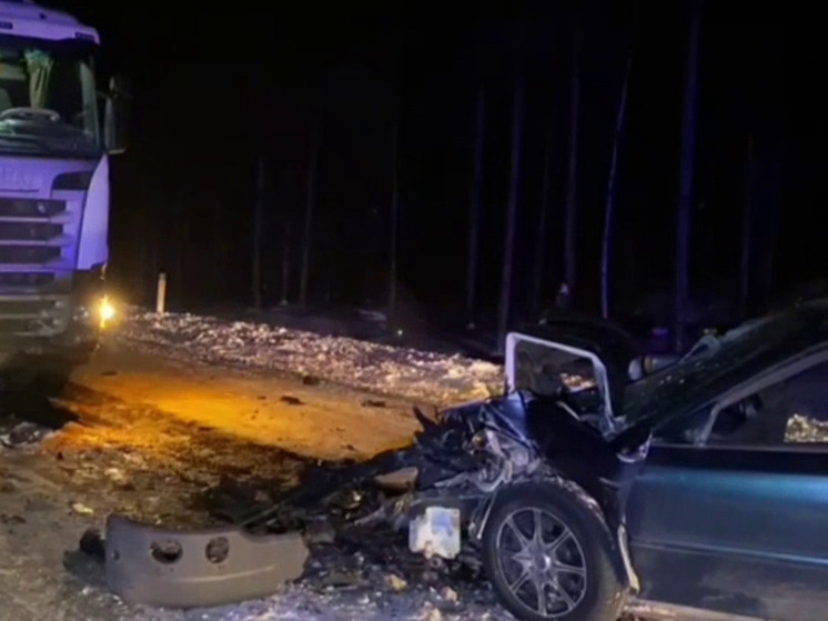 Водитель легкового автомобиля погиб после столкновения с большегрузом в Забайкалье