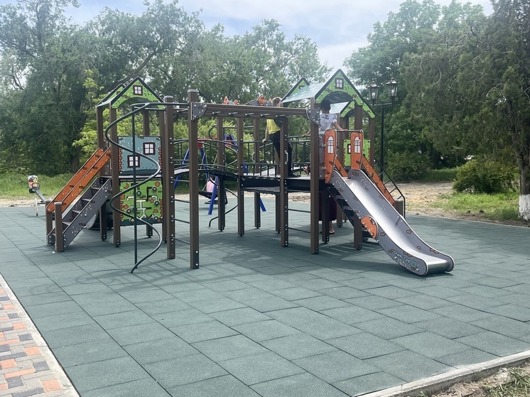 На Ставрополье  по программе поддержки местных инициатив построили еще одну детскую площадку
