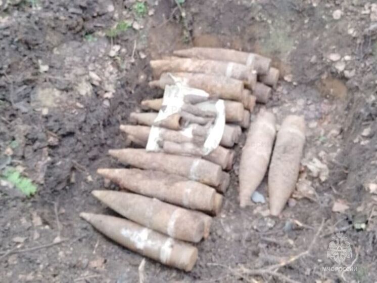 Около 906-й базы в Калуге нашли 23 артснаряда