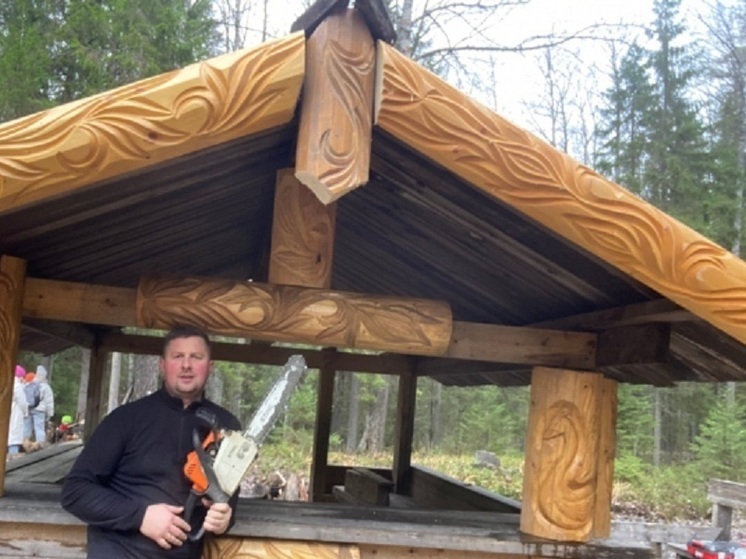 На развилке дороги «Фонтаны» начался ремонт лесного кафе