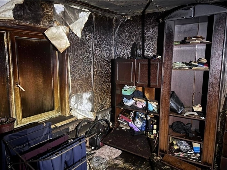 В Ужурском округе супруги погибли при пожаре из-за ветоши, оставленной сушиться над печью