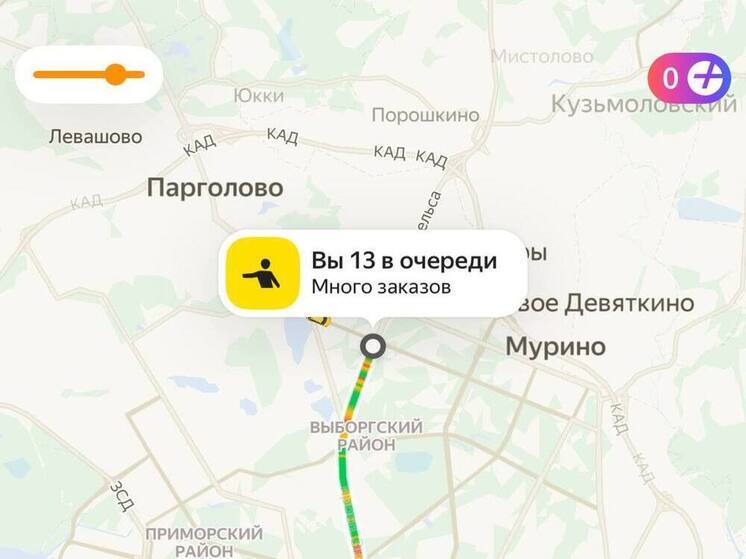 Петербуржцы столкнулись с очередями на такси после падения человека в метро